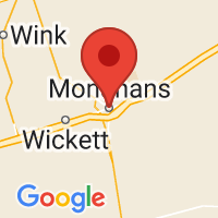 Map of Monahans, TX US